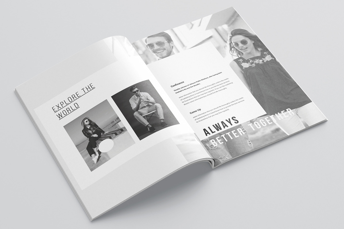 Fashion Lookbook Template, Canva, a Brochure Template by DesVert (Photo 4 of 10)