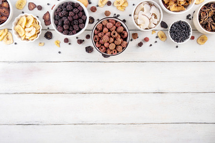 Freeze dried fruit berry