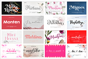 The Huge Font Bundle, a Script Font by Gatype (Thumbnail 5 of 11)