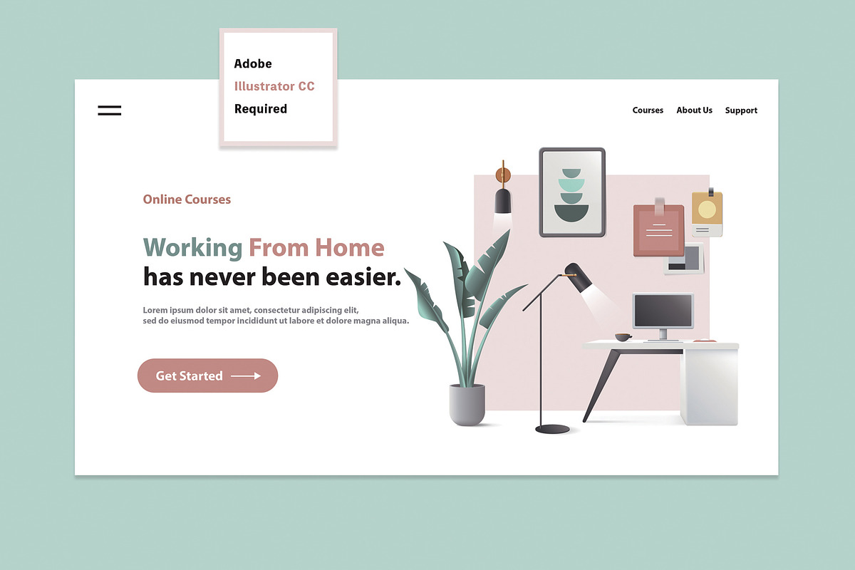 Website Header Illustrations-UI Kit, a Landing Page Template by Polar Vectors (Photo 3 of 18)