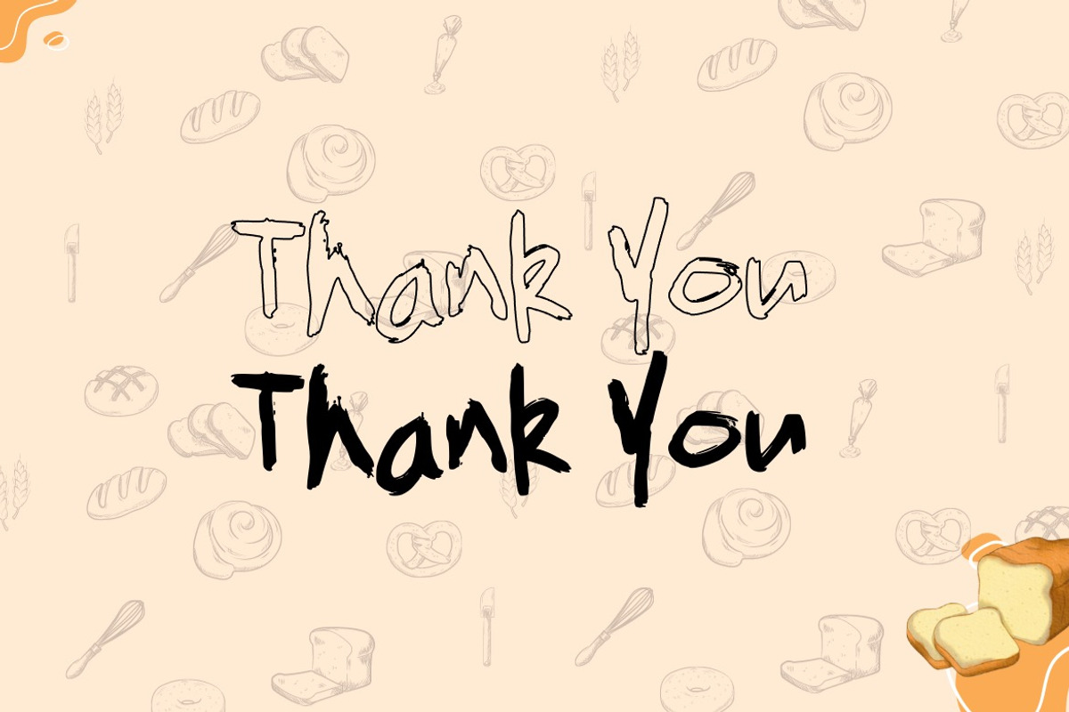 Floast Bread -Brush Handwritten Font, a Handwritten Font by Dhabee (Photo 8 of 14)