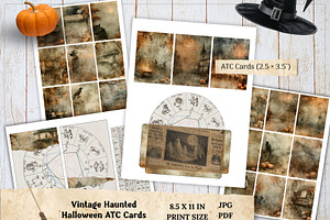 Halloween Cards Astrology Pockets