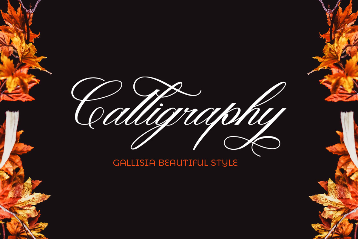 Gallisia Script, a Script Font by Picatype Studio (Photo 8 of 9)