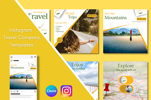 Instagram Travel Company Templates