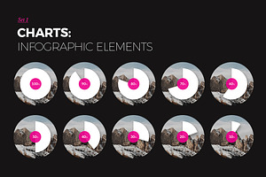 Charts sets - Infographic elements