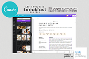 Canva Breakfast Cookbook Template, a Magazine Template by DeLaGranSiete (Thumbnail 9 of 10)
