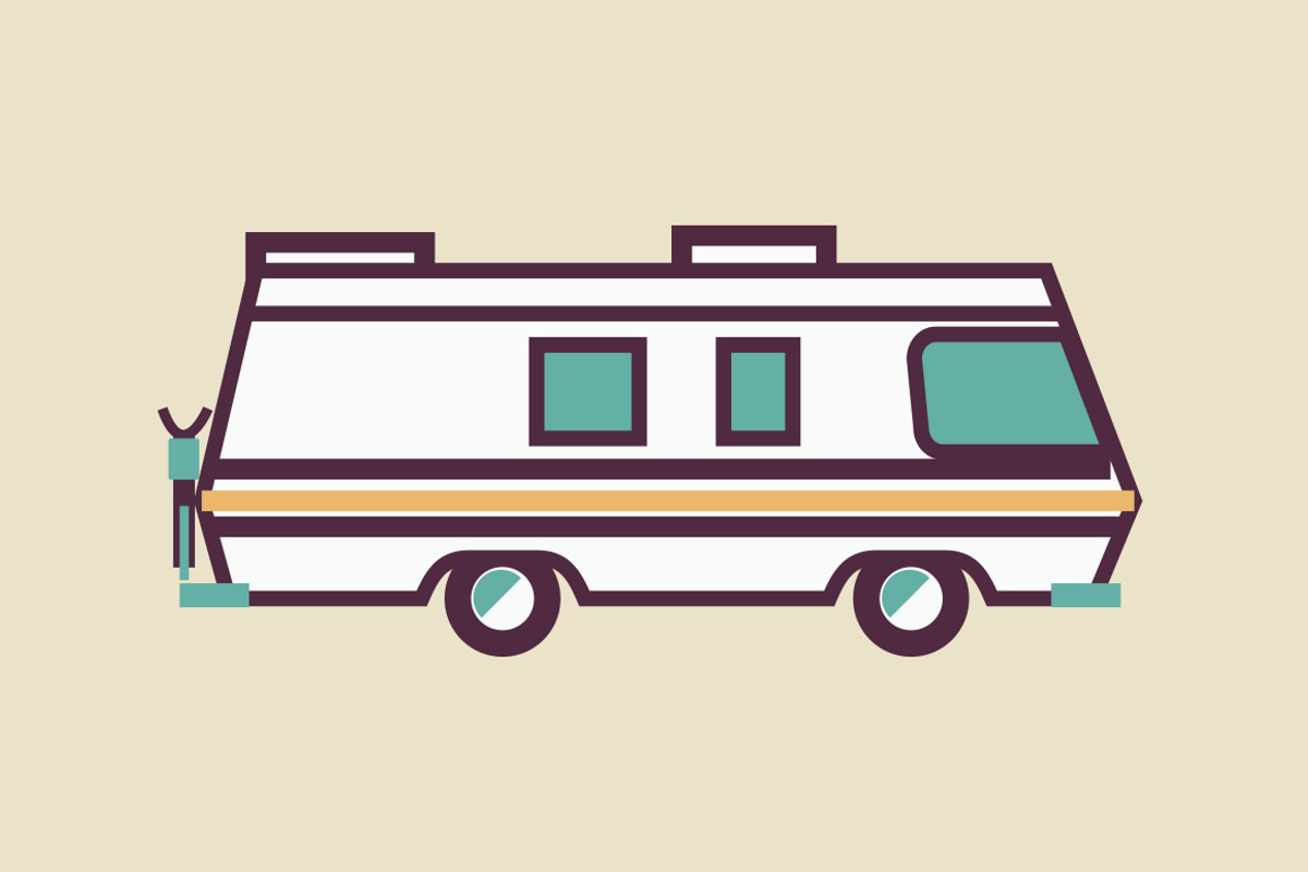 Simple RV or Motorhome, an Illustration by Ryder Doty