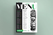 Food Menu Template Design, a Brochure Template by MightyDesign (Thumbnail 1 of 8)