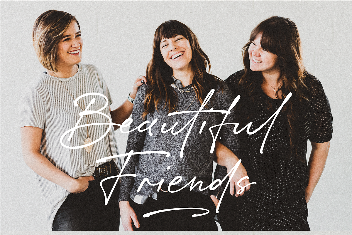 Stickwithu – Handwritten Font, a Script Font by RedyStudio (Photo 12 of 13)