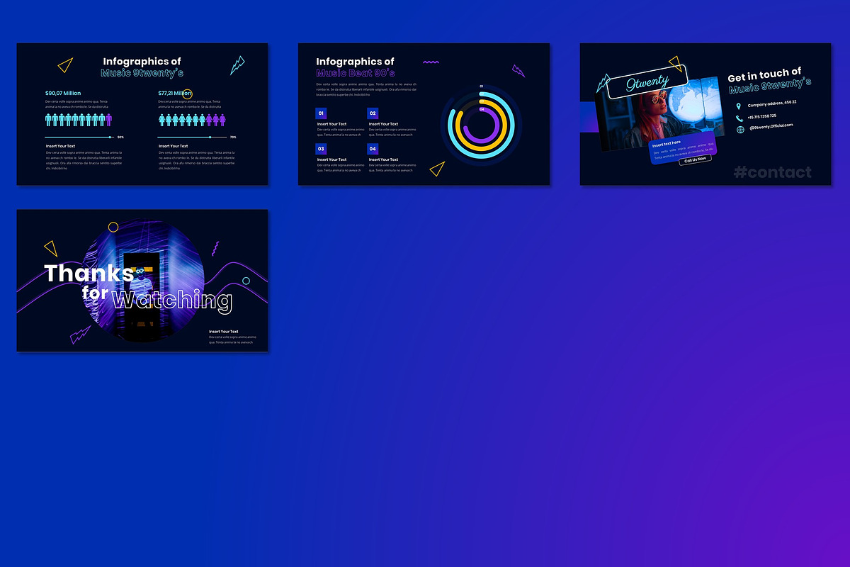 9Twenty - Music Industrial Keynote, a Presentation Template by Dhabee (Photo 6 of 6)