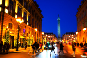 Place Vendome at Christmas time