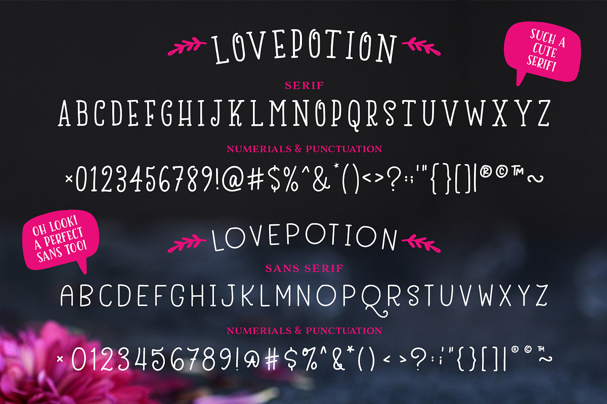 The Lovepotion Font Collection, a Handwritten Font by Callie Rian & Co. (Photo 9 of 17)