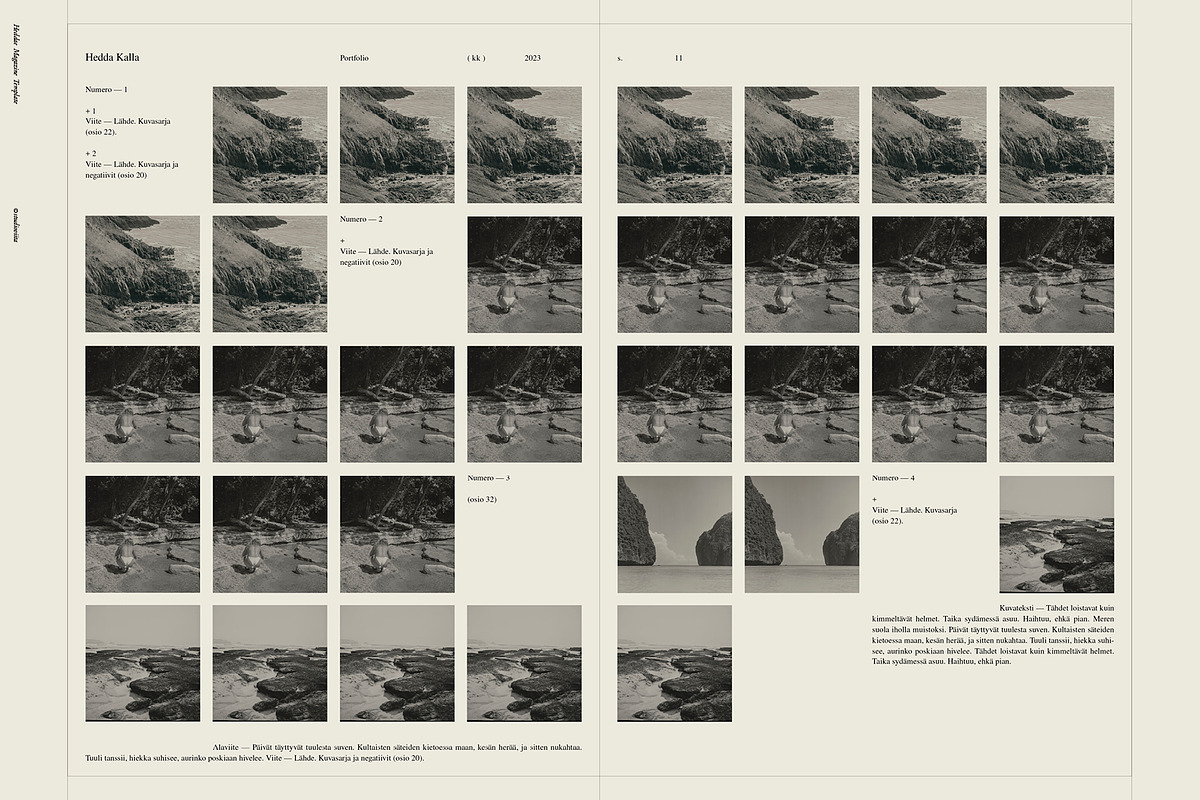Magazine Lookbook Template InDesign, a Magazine Template by Studio Viita (Photo 8 of 10)