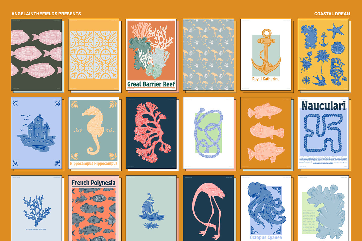 200+ Coastal Dream Vector Clipart, an Object Graphic by angelainthefields (Photo 7 of 17)