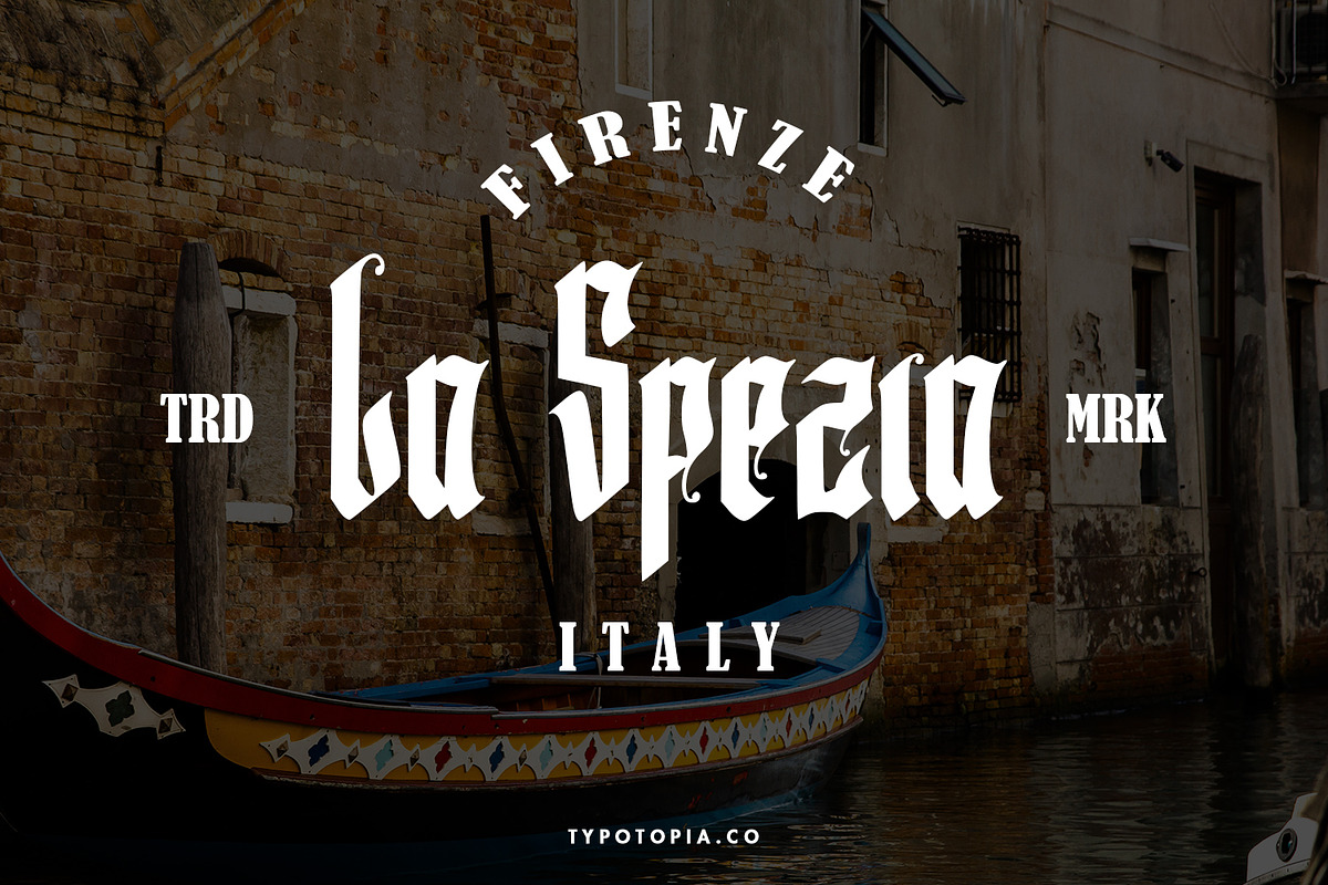 Marseille - Blackletter Typeface preview 8