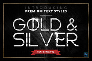 Gold & Silver #4 - 20 Text Styles, a Layer Style Add-On by Jonas Stensgaard (Thumbnail 13 of 23)