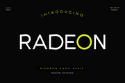 RADEON, a Sans Serif Font by ToniStudio (Thumbnail 1 of 12)