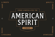 American Spirit – Vintage Serif Font, a Serif Font by Creative Type (Thumbnail 1 of 7)