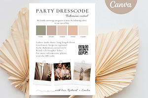 Guest Dresscoode, Mood Board Card