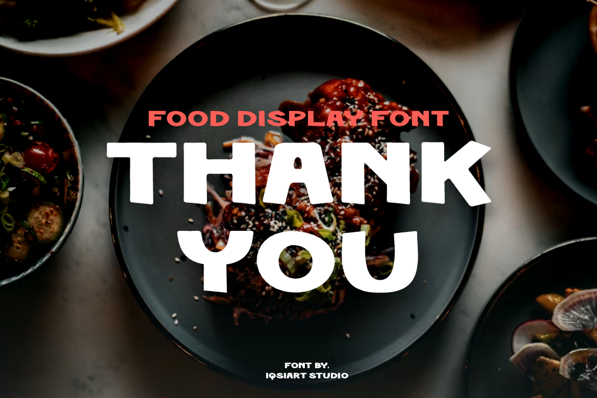 Umijo Kotan - Food Font, a Sans Serif Font by Iqsiart Studio (Photo 7 of 7)