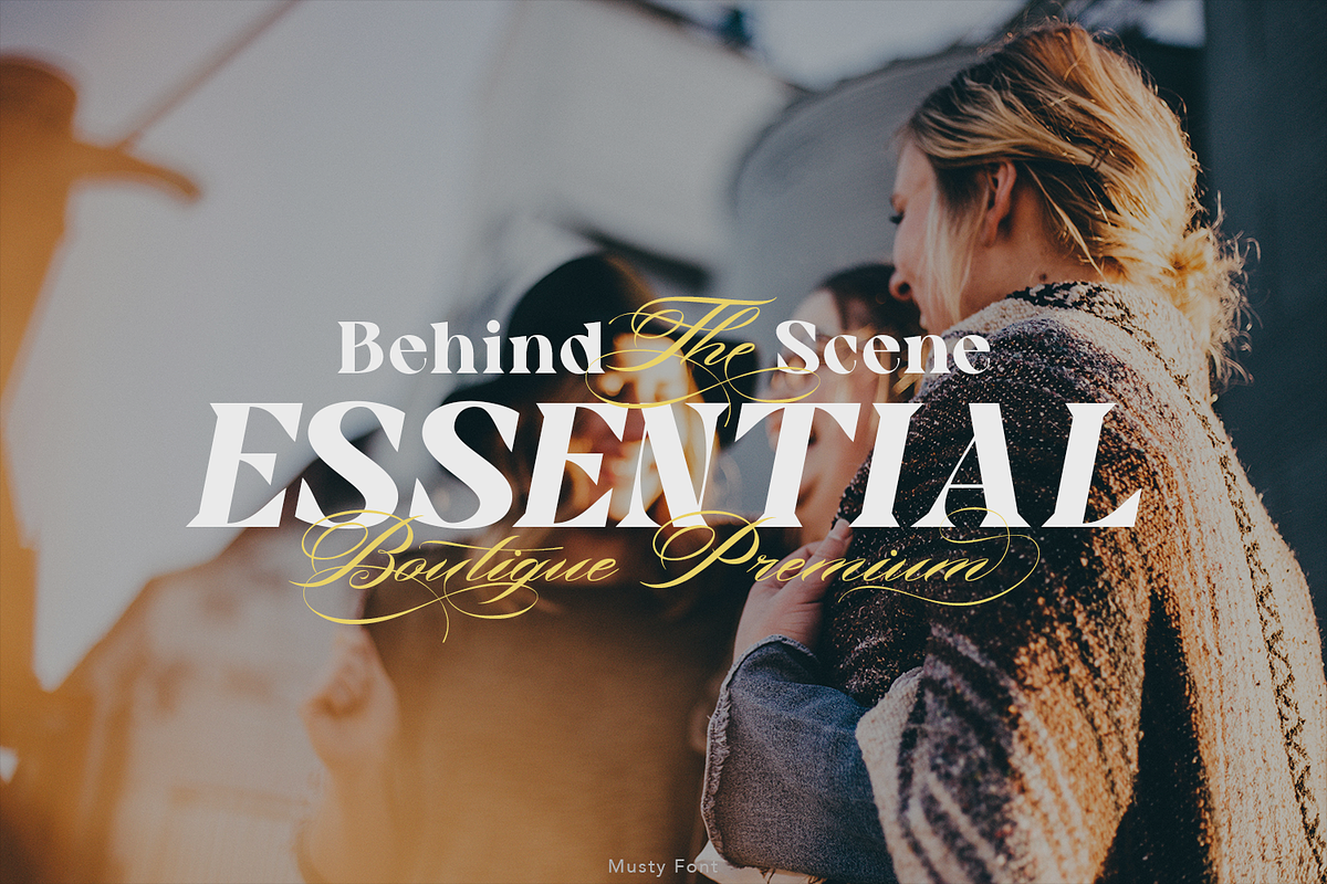 Musty Classic Font, a Serif Font by madeDeduk (Photo 5 of 10)