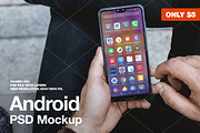 Android Huawei P20 PSD Mockup, an Android Mockup by StartMockups.com (Thumbnail 2 of 2)