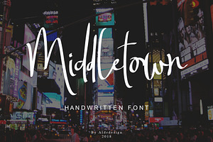 Middletown - Two Signature Fonts