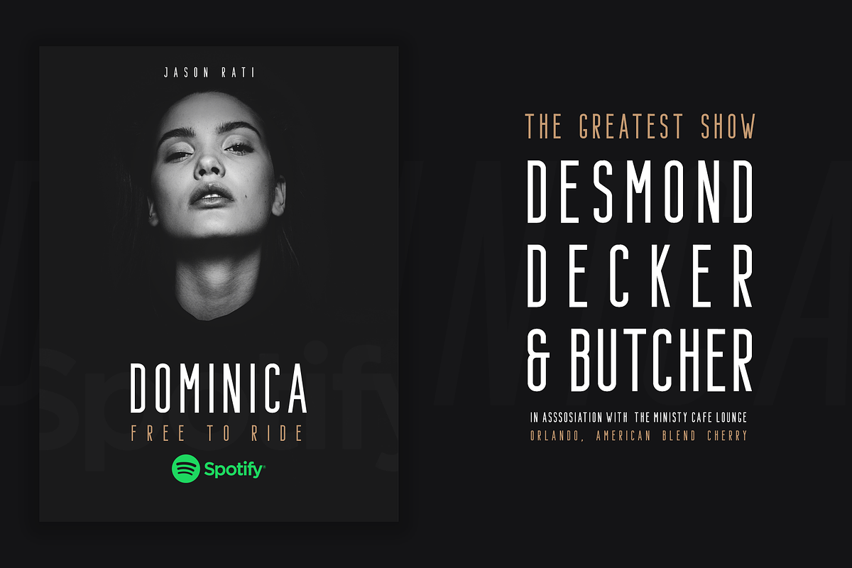Bondie - Condensed Sans Serif preview 2
