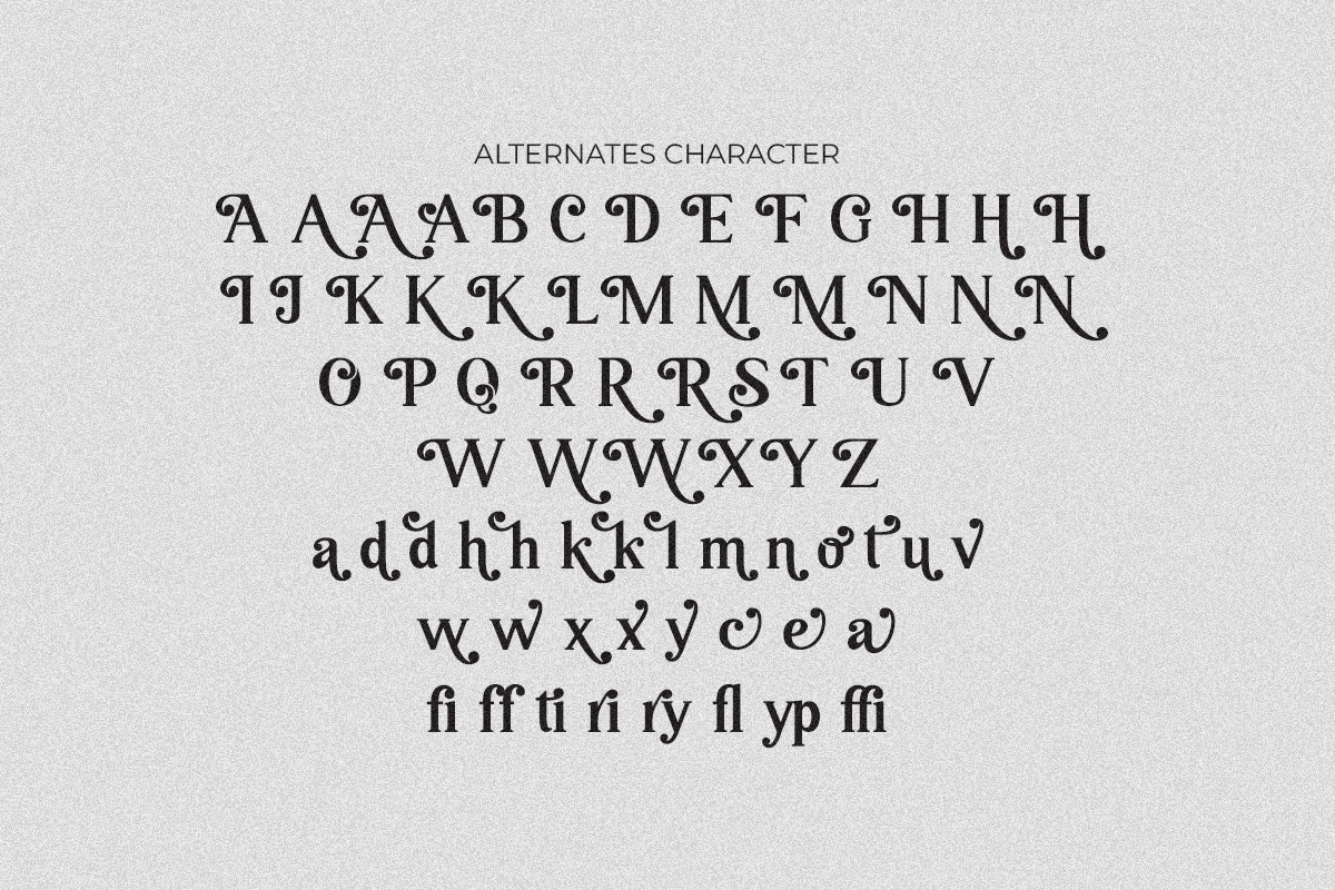 Backind Maldina Modern Font, a Serif Font by Multype Studio (Photo 12 of 13)
