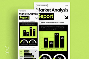 Market Analysis Report Infographic, a Templates & Theme by graphicook