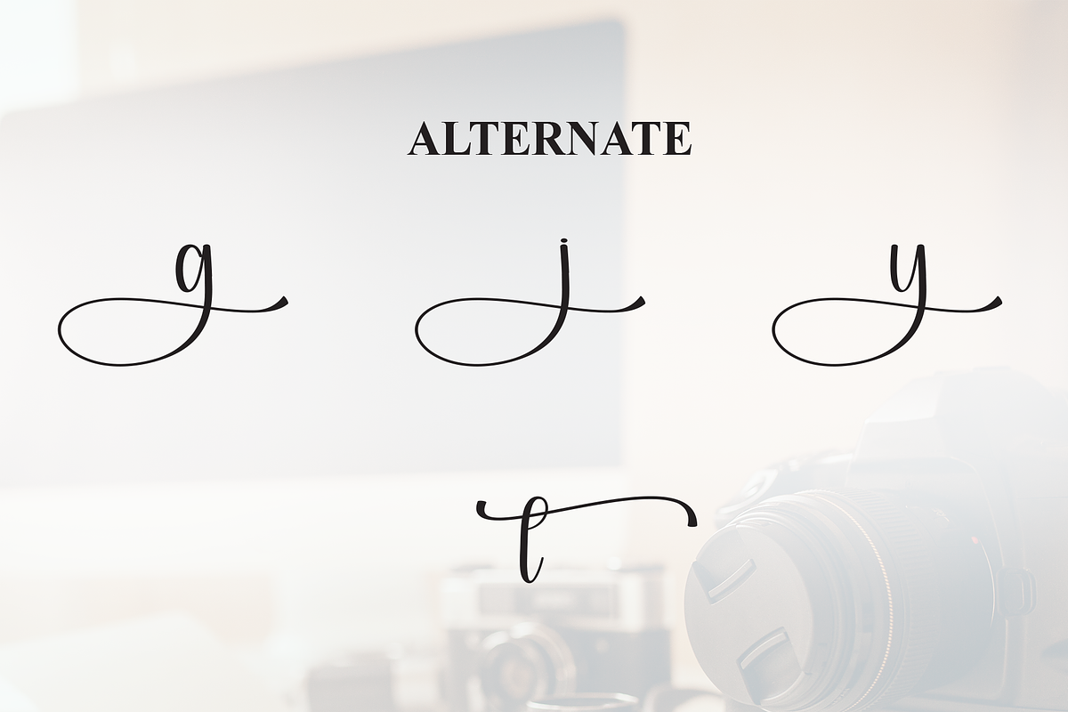 Photography | Script Font, a Handwritten Font by Scratchones (Photo 8 of 9)