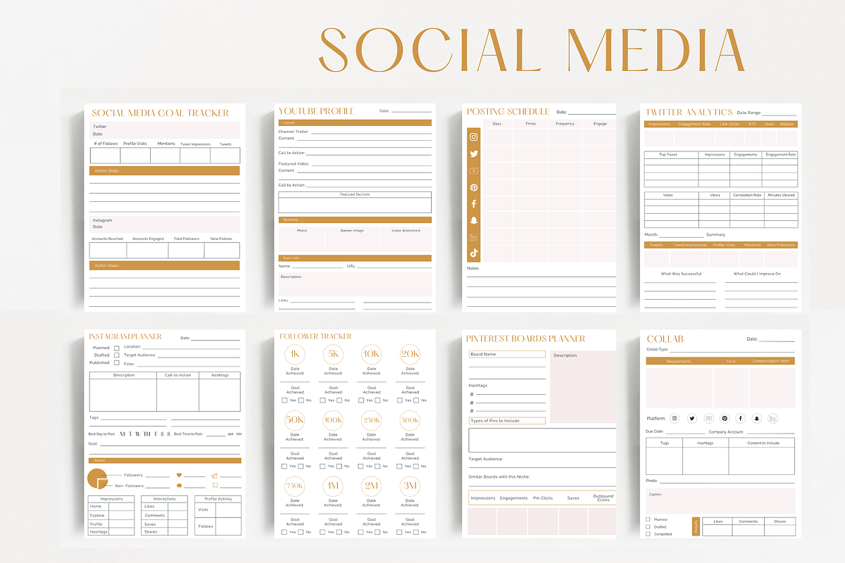 2023 Blogging Planner, a Stationery Template by Marketing Templates Co. (Photo 4 of 11)