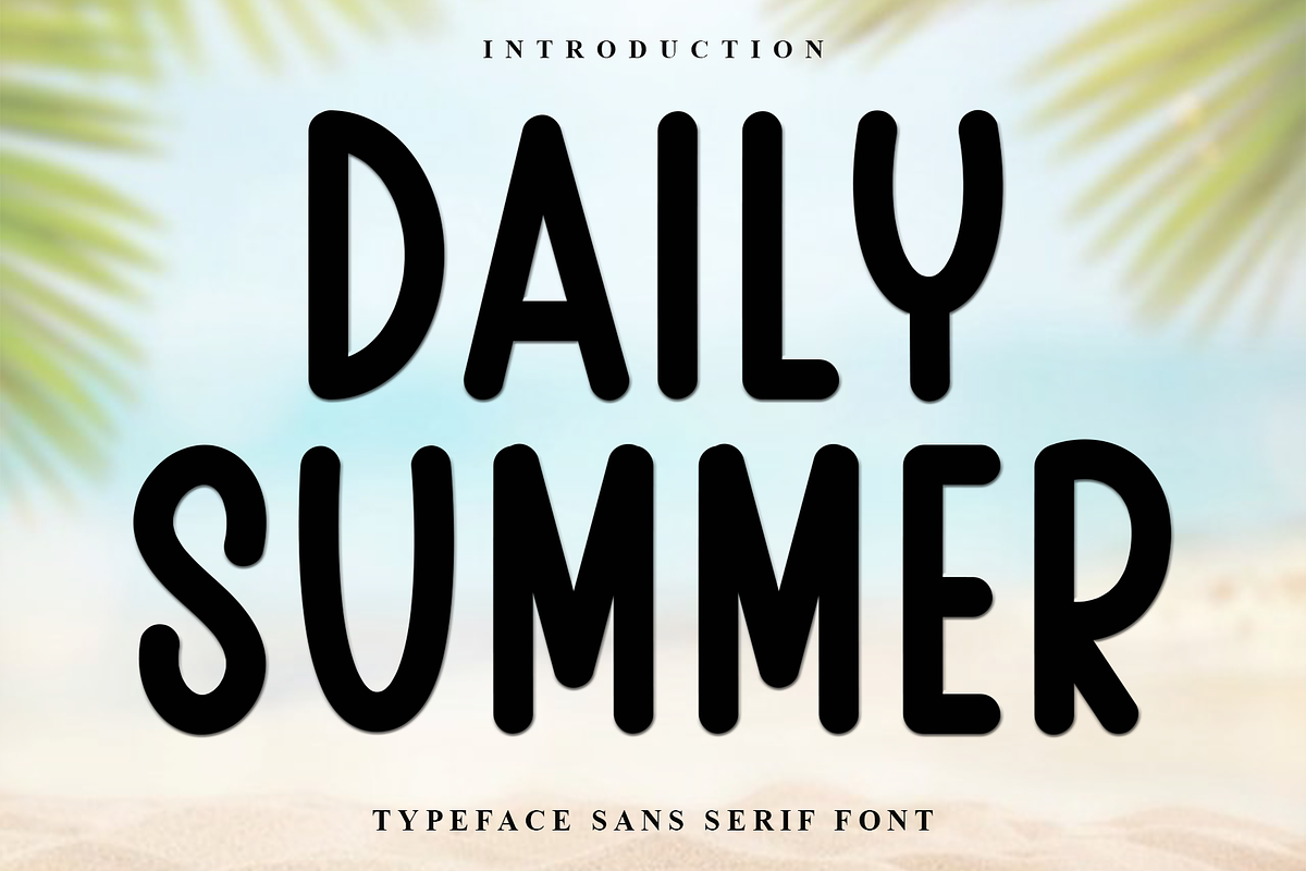 Daily Summer, a Sans Serif Font by FreshTypeINK (Photo 1 of 8)