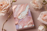 Rose Gold Marble Alcohol Ink Texture, a Texture Graphic by by creative paper (Thumbnail 7 of 11)