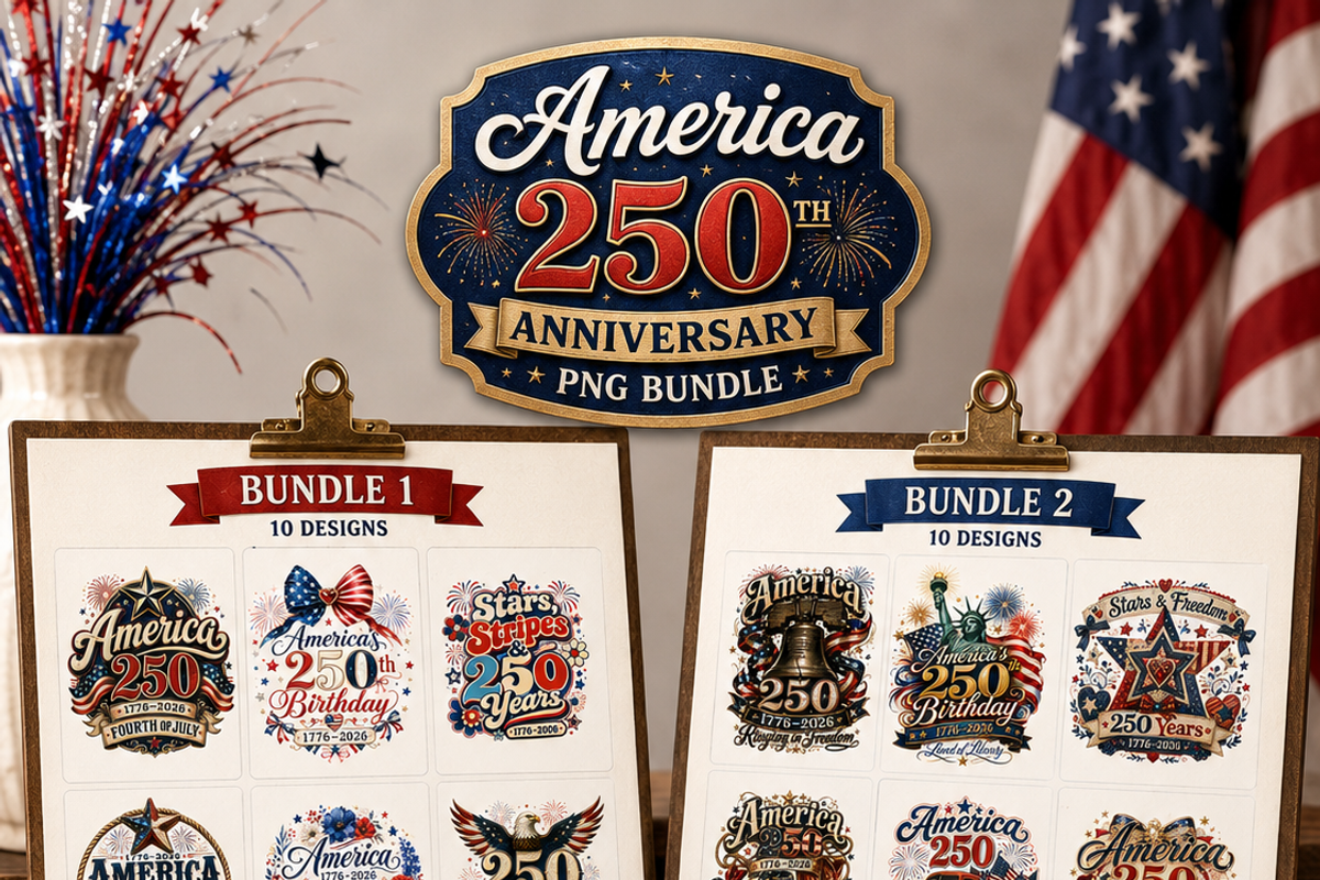 America 250th Anniversary PNG Bundle, a Decorative Illustration by HeavensStar (Photo 4 of 7)