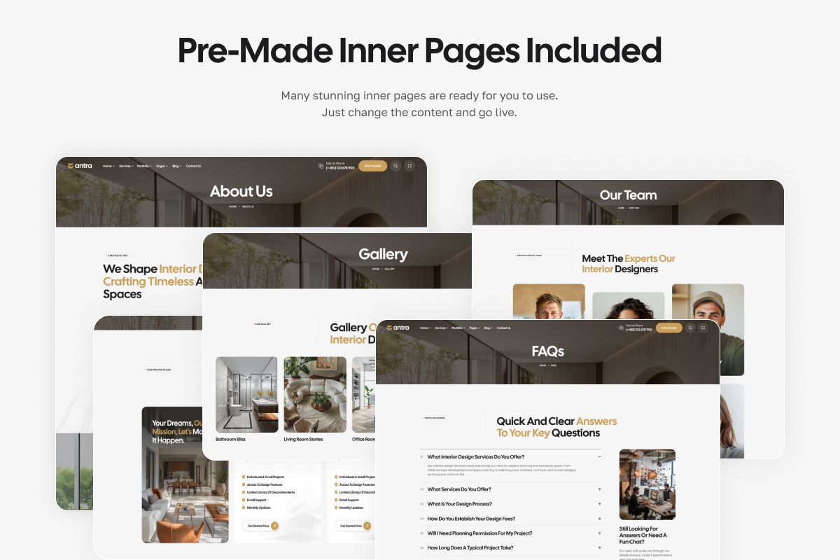 Antra - Architecture Interior Design, a WordPress Template by Opal Wordpress Theme (Photo 9 of 9)
