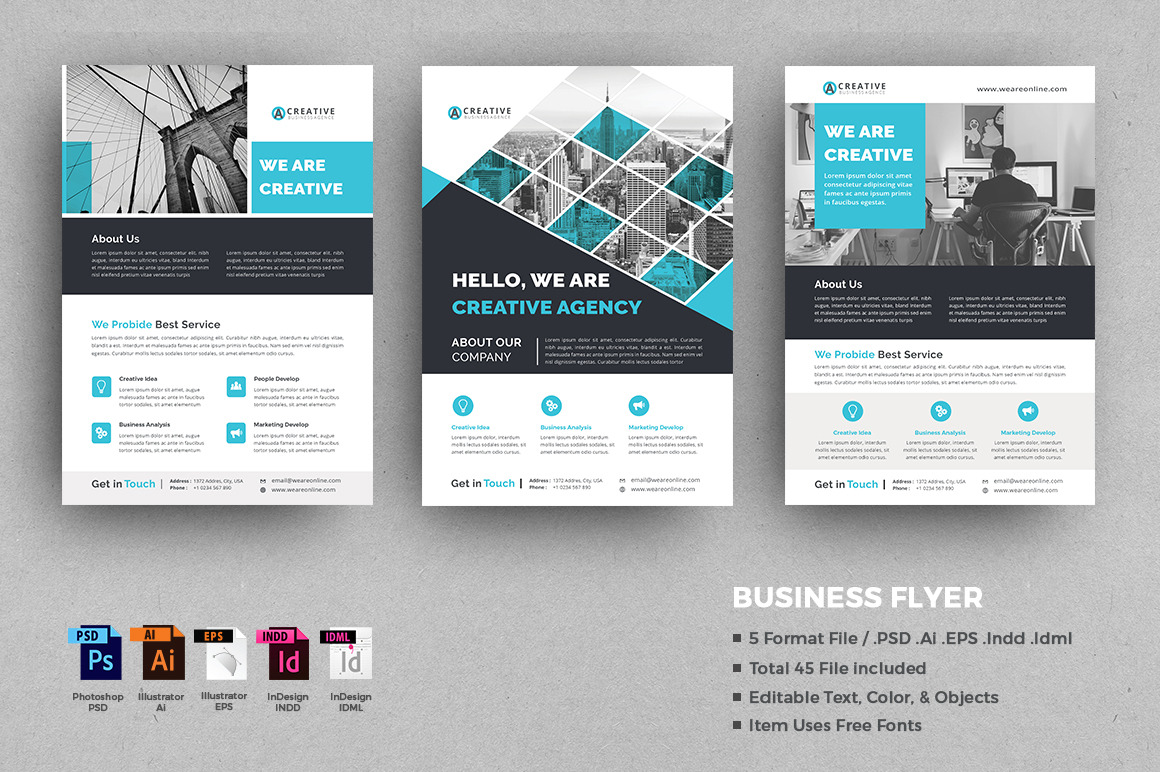 Business Flyer Template, a Flyer Template by design_pick