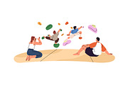 Families, parents & kids spend time, a Person Illustration by PaperTrident (Thumbnail 2 of 9)