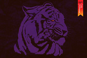 Tigers - Vector illustration, an Animal Illustration by Artistic & Unique (Thumbnail 3 of 8)