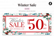 Winter sale - Digital advertising, a Social Media Template by Chanut is industries (Thumbnail 4 of 5)