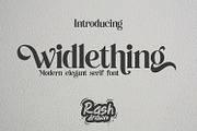 Widlething - modern serif font, a Serif Font by Rashdrawn (Thumbnail 1 of 5)