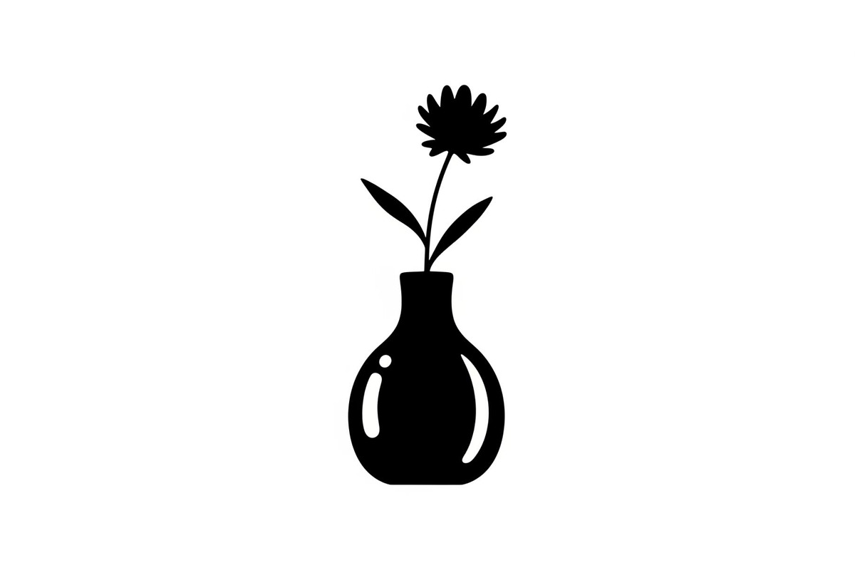 Flower Vase Silhouette Vector Bundle, an Illustration by Designs_River (Photo 41 of 51)