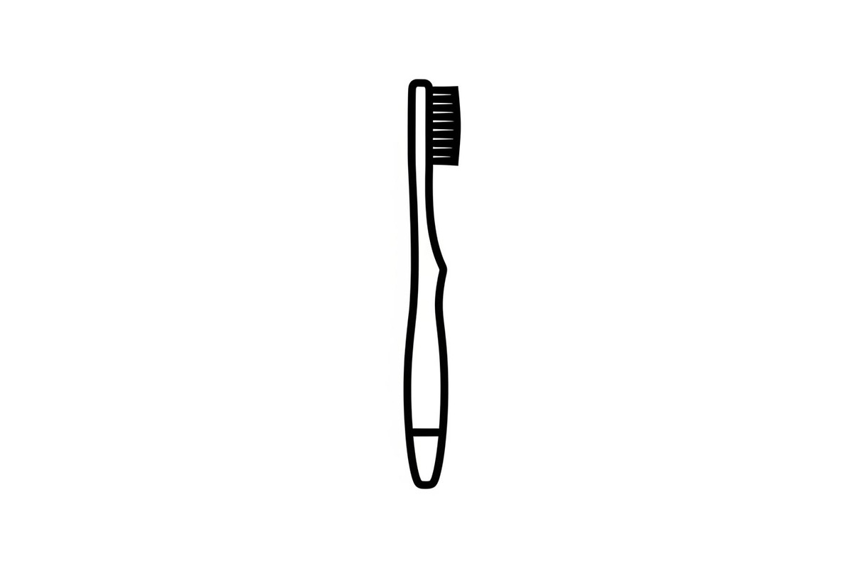 Minimal Toothbrush Silhouette, a Graphic by hafijul (Photo 14 of 14)