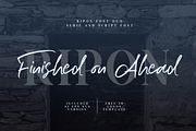 NEW! Ripon Font Duo + Bonus, a Script Font by Graphicfresh (Thumbnail 1 of 9)