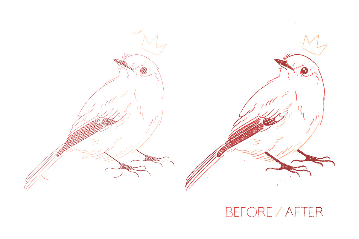 Sanguine Pencil Brushes, a Brush Add-On by Side Project (Photo 4 of 8)