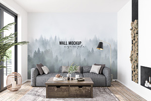 Wall Mockup & Wallpaper Mockup