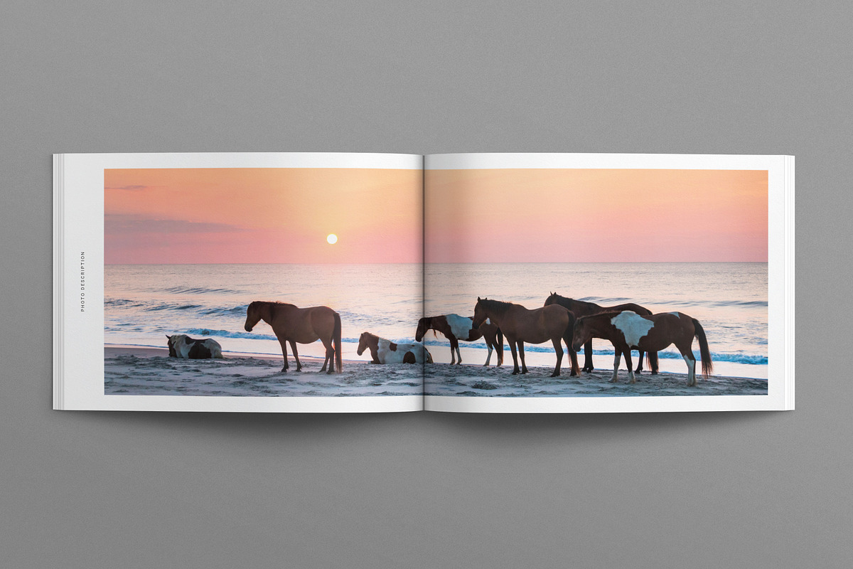 Photo Album Book Landscape, a Brochure Template by E-Type (Photo 6 of 8)