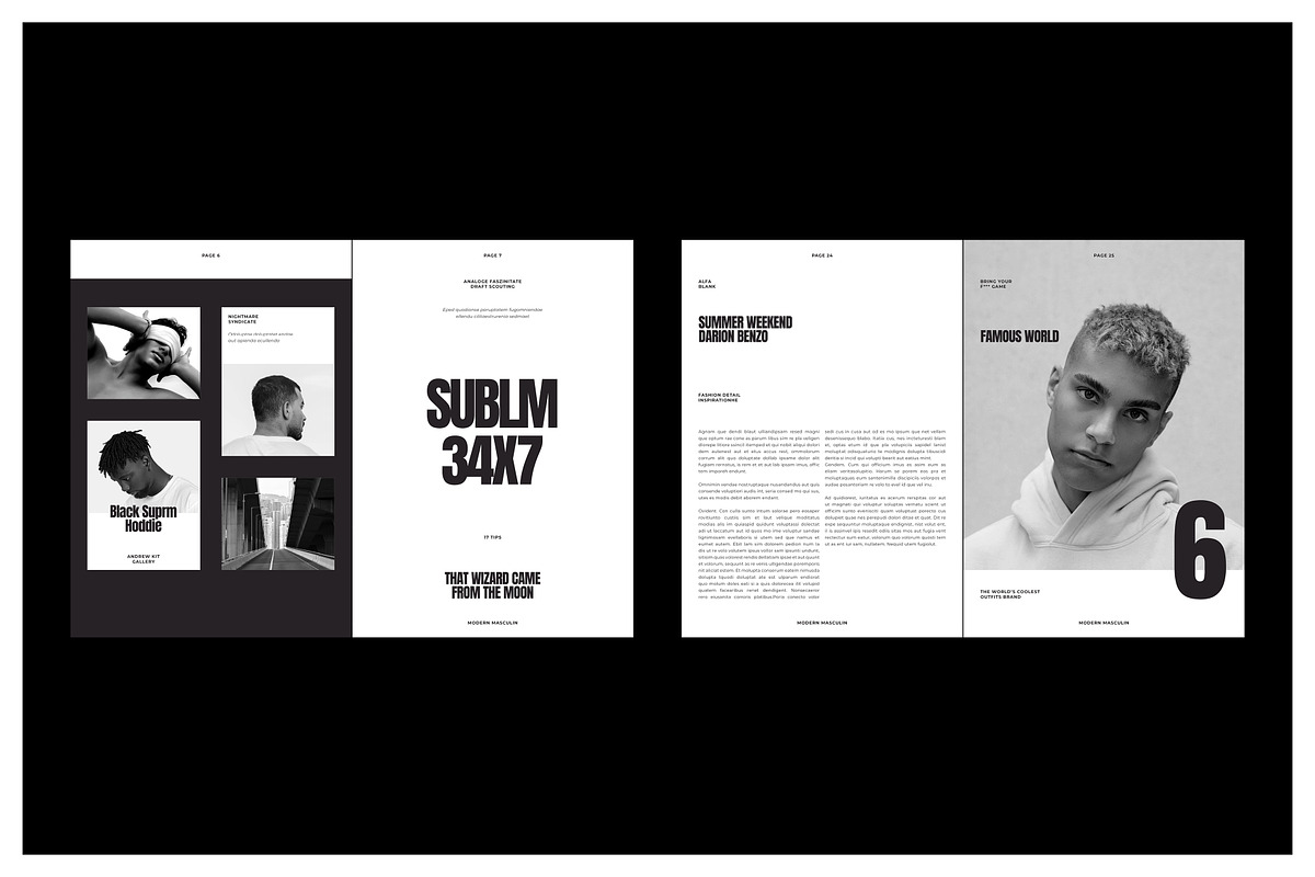 SPECTRE Editorial Lookbook, a Magazine Template by Arif Tri Ananta (Photo 5 of 14)