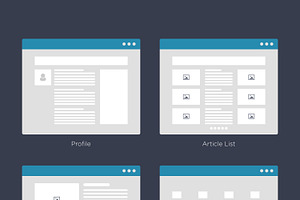 48 Website Wireframes And Flowchart