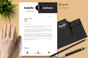 Modern Resume Format / CV - Isabella